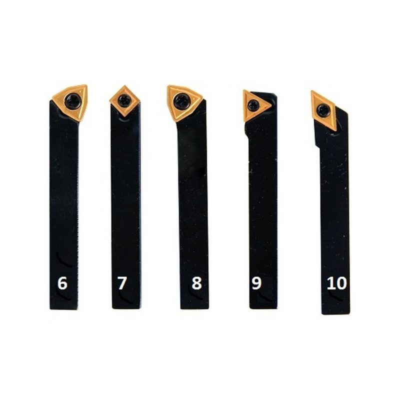 Utensili Per Tornio Set 11 Utensili Brasati Per Tornio - 16 Mm Per Lavorazioni Di Precisione Utensili Mini Tornio - Foto 2