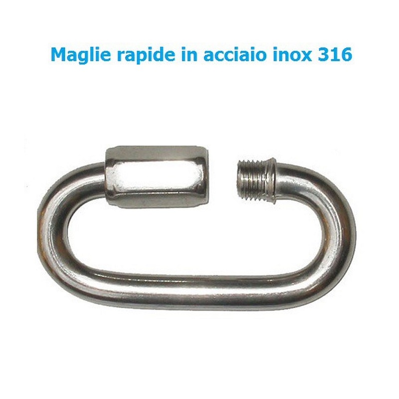 Catena A Maglie Larghe In ACCIAIO INOX Da 1 M/10 M