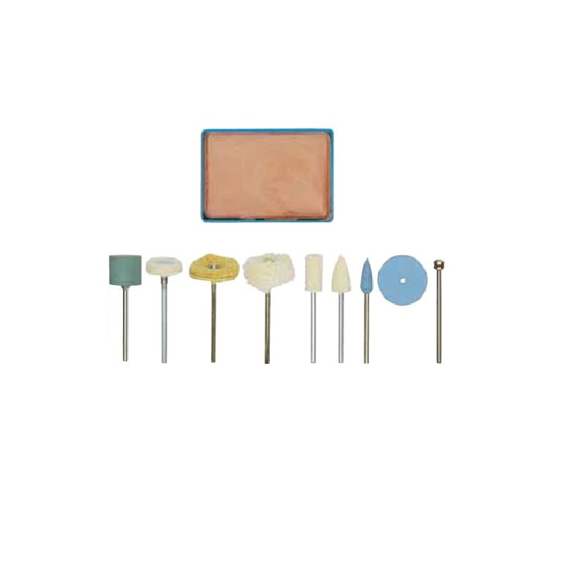 Set Di Lucidatura POLISH-PUCK - Per Cerchioni, Acciaio E Alluminio Con Tamponi Abrasivi