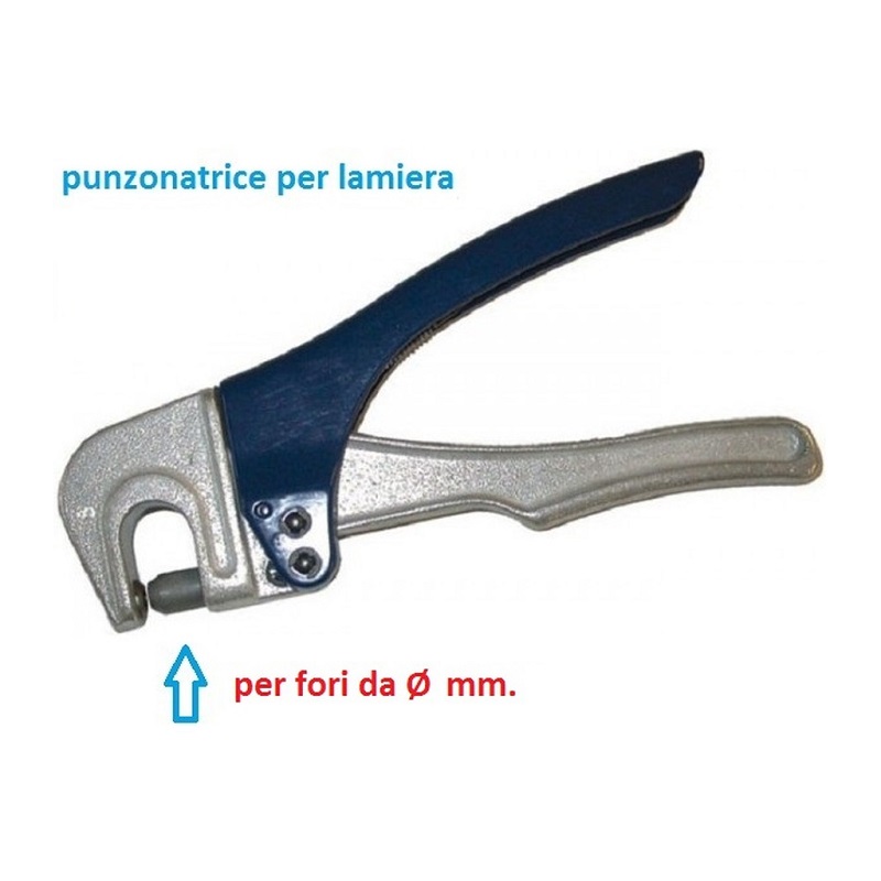 Pinza Per Forare In Metallo, Punzone Per Fori Rotondi 1,6 Mm Di Diametro Con Manici In PVC, Strumento Per La Creazione Di Gioielli Per Metallo, Pelle - 14