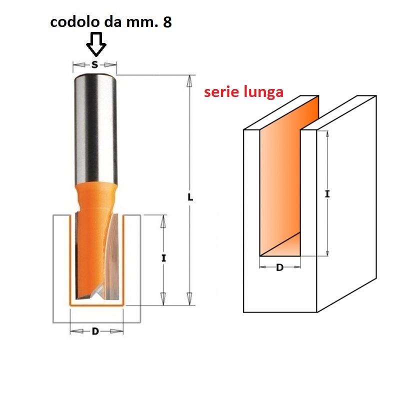 Fresa Diritta In Carburo Da 1/2 Pollice Con Gambo Da 1/2: Diametro Taglio 19mm, Lunghezza Taglio 32mm, Perfetta Per Scanalature E Falegnameria CNC - 4