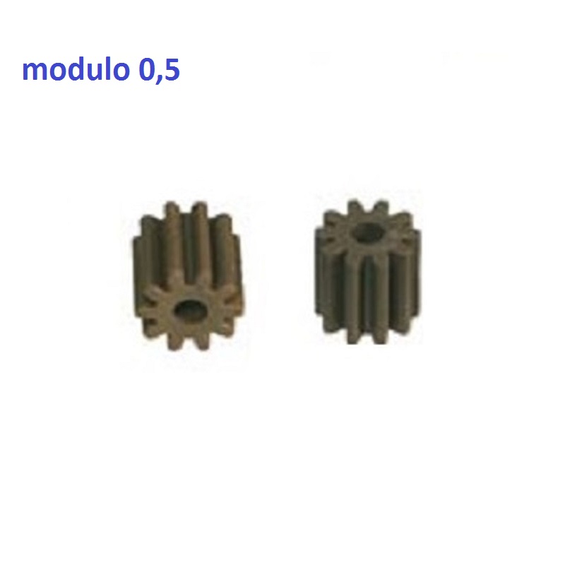 Set 200 Ingranaggi In Plastica QUARKZMAN Modulo 0.5 Per Motori DC E Robotica Fai-da-te