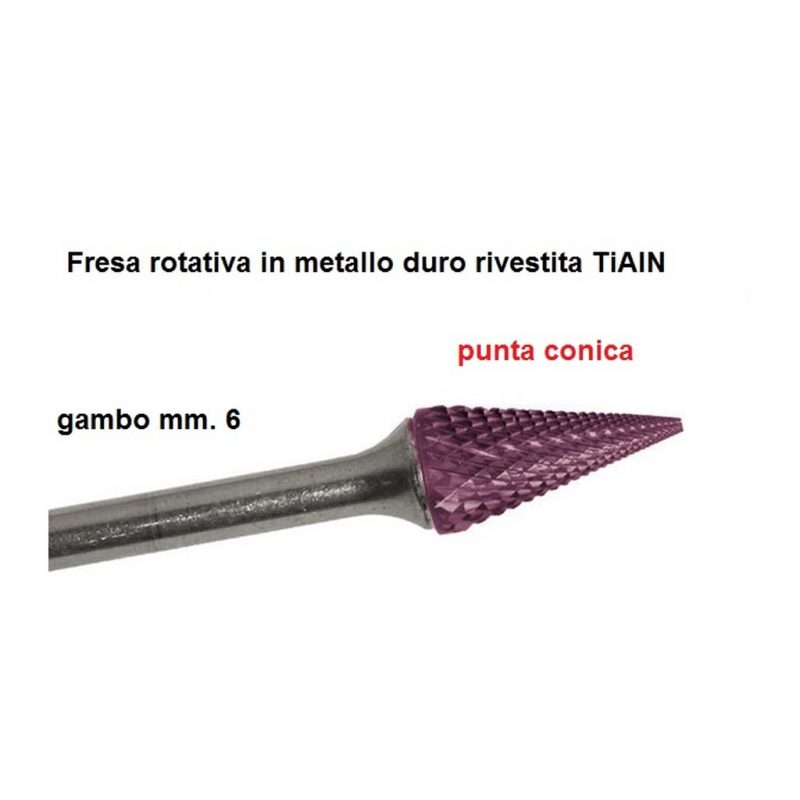 CoCud Fresa A Punta Quadra 3mm - 4 Taglienti Carburo Titanio Per Cnc Acciaio Inox E Alluminio 1214767