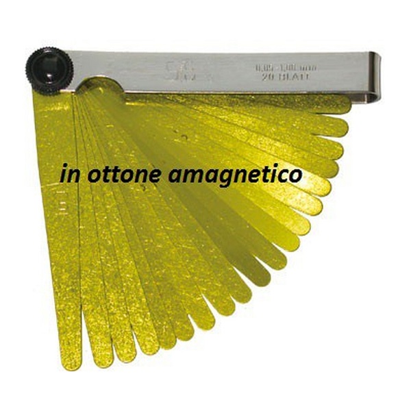 Spessimetro 20 Lame 100 Mm - Strumento Di Precisione In Metall Per Misurazioni Meccaniche - Foto 8