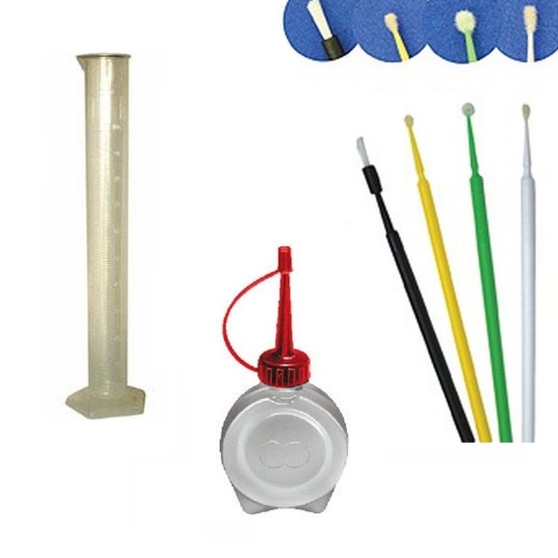 Kit di misurini in silicone con bastoncino per ghiaccioli, pipette