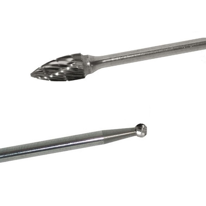 Fresa In Metallo Duro, Diametro Gambo 6 Mm Fresa A Cono - Foto 9