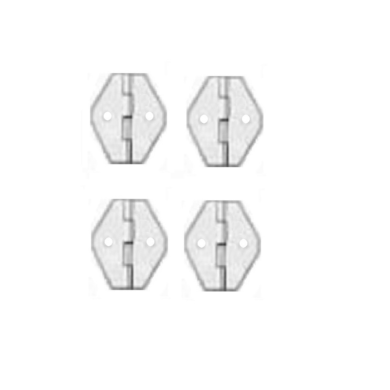 2 PZ CERNIERE in ottone cerniere pieghevoli armadio inserto cerniere