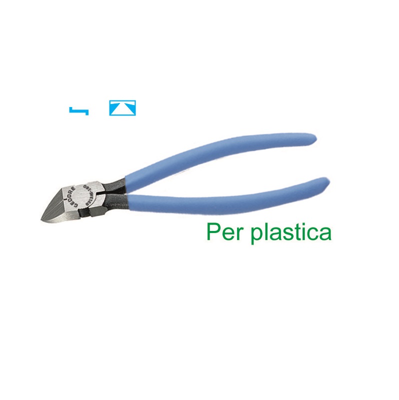 Tronchesi Per Ferro 2 Pezzi - Tronchesini Blu E Rossi Con Coperchio, Per Tagli Di Precisione - Foto 14