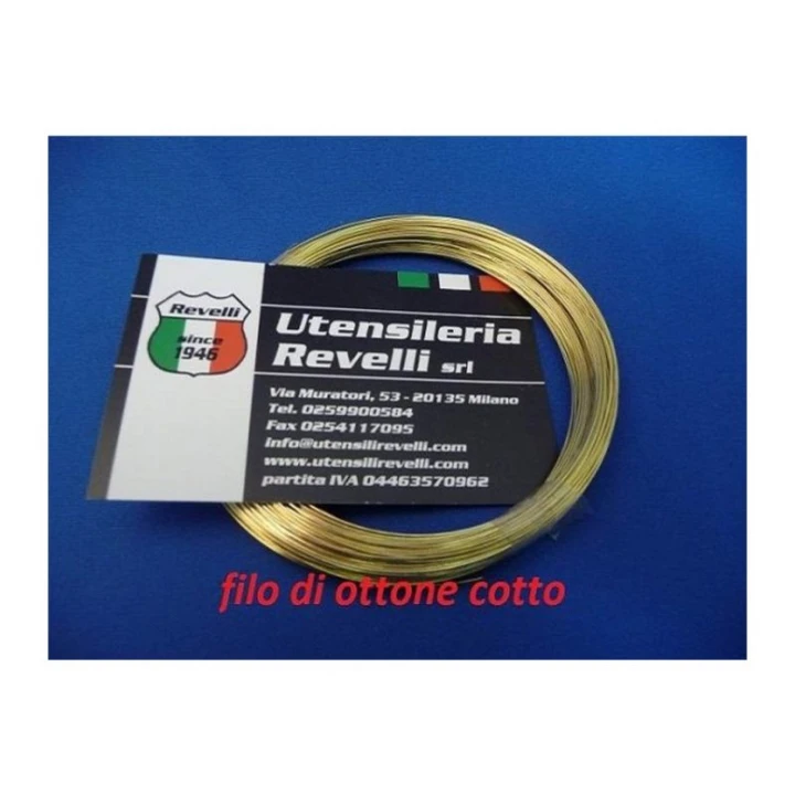 Filo Di Ottone 0,5 Mm Per Hobbistica E Modellismo, Bobina Da 5 Metri - 5