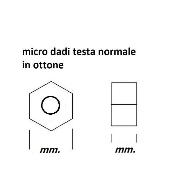 dadi a testa normale