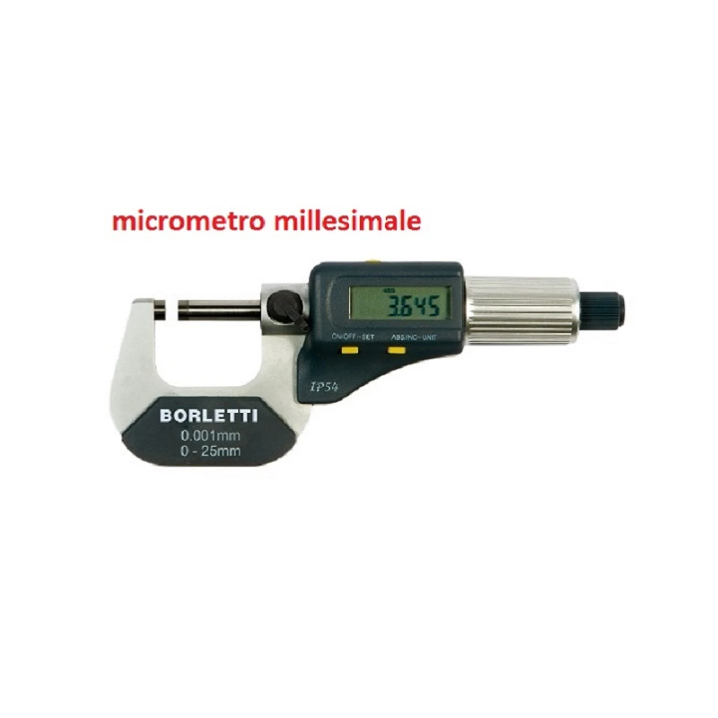 Micrometri digitali millesimali per esterni Borletti - Utensileria Revelli