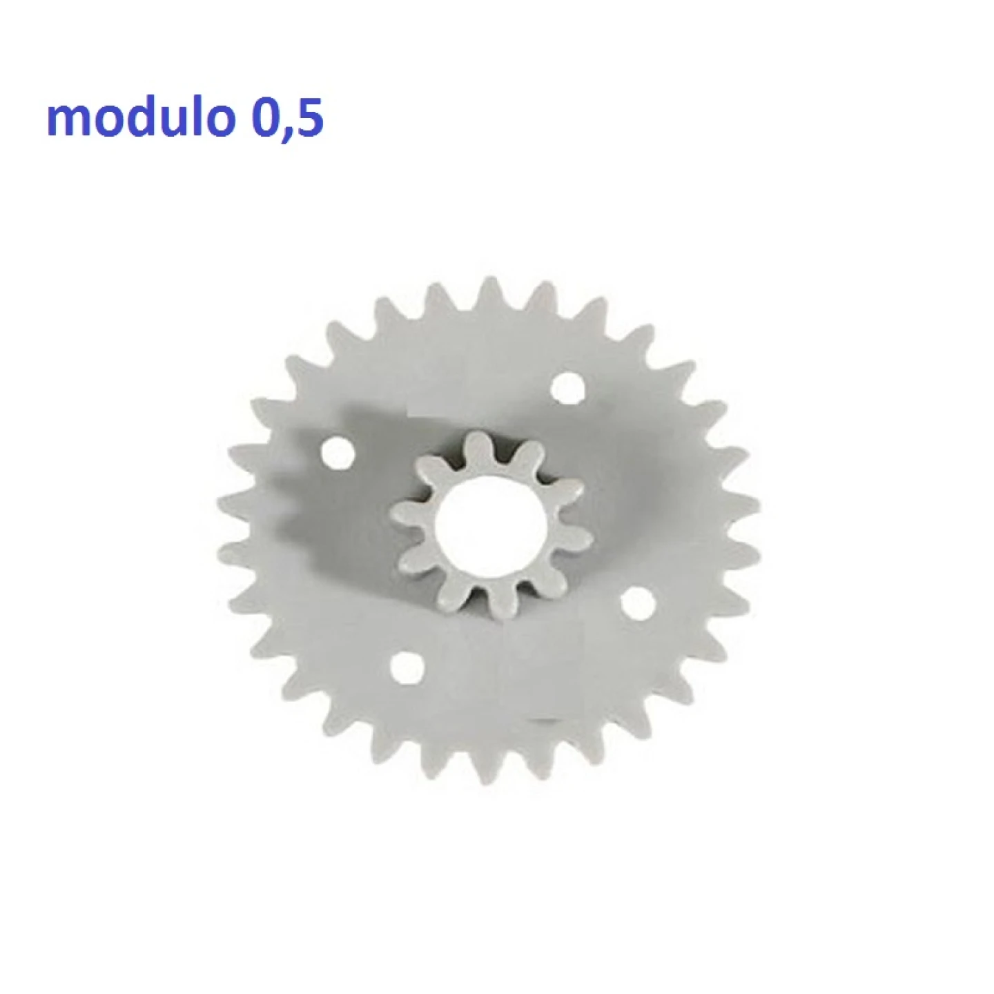 Ingranaggi in plastica modulo 0.5 da Ø 15,80 mm. - Utensileria Revelli