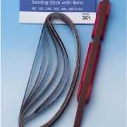361 Sanding Stick with 6 Assorted Belts