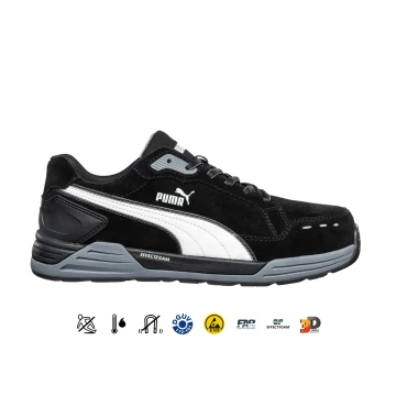 SCARPE PUMA ANTINFORTUNISTICHE S3 ESD - AIRTWIST BLACK LOW 1